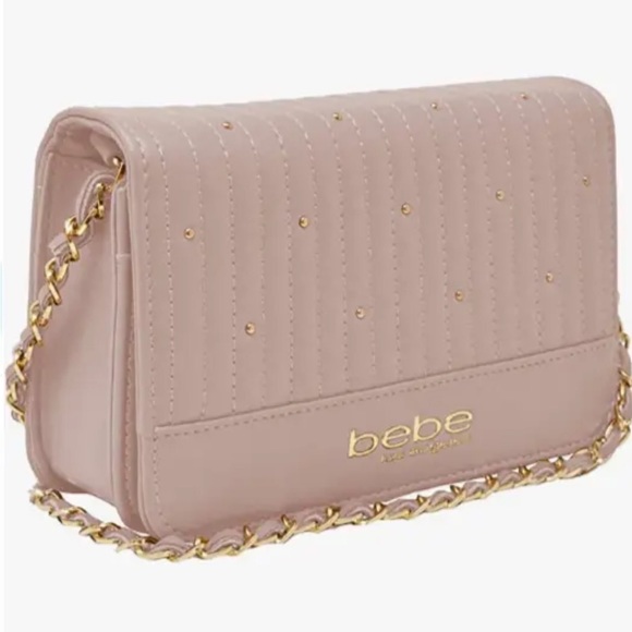 BeBe Purse Crossbody Bag for Women Purse Pink Mauve Authentic  New with tag - Picture 4 of 6